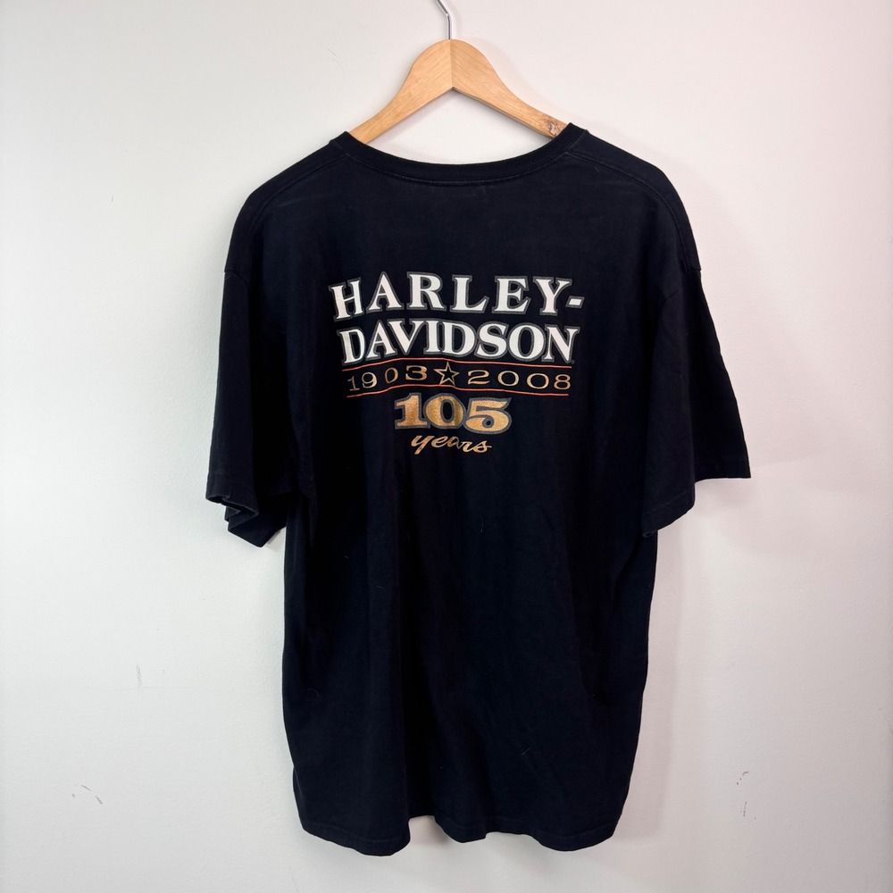 Harley-Davidson 2008 105th Anniversary Double-Sided Graphic Tee XL